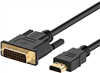 Câble HDMI vers DVI-D Générique Mâle/Mâle - 1.8 m