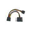 Doubleur d'alimentation SATA vers 1 Molex + 2 SATA