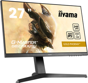 Ecran 27" IIYAMA G-Master GB2790QSU-B1 - 2K - 1ms - 240Hz - FreeSync - Pied