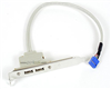 Bracket Générique pins carte mère USB 2.0 vers 2 x USB 2.0 externes